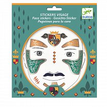 Наклейки для лица Рыцарь, 09216 Djeco