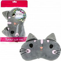 LUKKY FASHION маска для сна Котик серый, Т20878