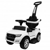 Каталка-электромобиль Ford Ranger DK-P01P белого цвета, ToyLand