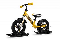 Combo Drift - Беговел из алюминия с лыжами и колесами Small Rider Roadster 2 EVA (желтый), 1642246