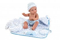 Пупс Arias Elegance в одежде в голубых тонах, 33 см, Arias, Т16347