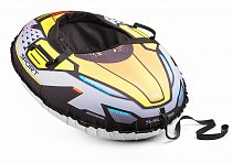 Надувные санки-тюбинг с сиденьем и ремнями Small Rider Asteroid Sport (зеленый), 1636858