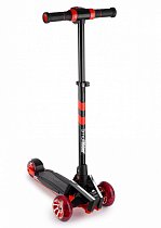 Самокат с ревом мотора со светящимися колесами и платформой Small Rider Premium Pro 2 (красный) 1642881