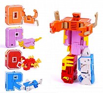 Робот-водолаз Lingvo Zoo, робот трансформер, трансбот Зообот, английские буквы O P Q R, 1Toy