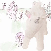 Мягкая игрушка Лошадь-пегас Опал, белая, Gotz, 3402897