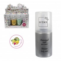 Мерцающий спрей для тела с фруктовым ароматом, серебристый 120 мл, Lukky, Т15390