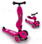 Детский трехколесный самокат с сиденьем Scoot&Ride HighwayKick 1 (розовый) 1186532