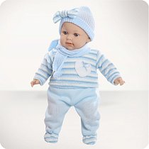 Кукла Arias Elegance - Elian в голубом костюмчике (плачет) 42 см, Т59787