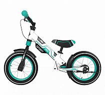 Беговел с 2 амортизаторами и 2 тормозами Small Rider Roadster Pro 4 (аква) 1643807