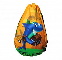 Мешок-рюкзак-подушка, спинка для тюбингов ST4, Small Rider Bags Пираты (оранжевый)