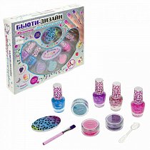 Lukky Бьюти-Дизайн наб. для маникюра "Анималистика" с 4 лаками для ногтей peel-off, Т20721