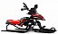 Снегокат-снегоход Small Rider Scorpion SOLO, черный с красным, 1643222
Small