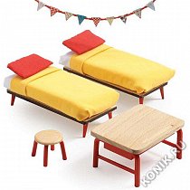 Мебель для кукольного дома Спальня для детей, 07826 Djeco