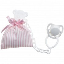 Пустышка для кукол ASI, розовая (0000056)