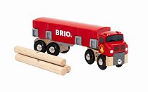 BRIO Игровой грузовик для перевозки брёвен 33657