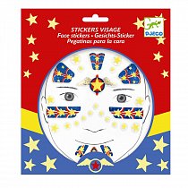 Наклейки для лица Супергерой, 09219 Djeco