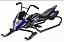 Снегокат-снегоход Small Rider Scorpion DUO, две лыжи спереди (черный с синим), 1643220