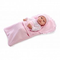 Виниловый пупс Arias Elegance в одежде, с соской и конвертом, 42 см, Т11098