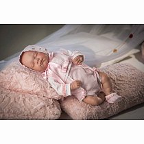 Виниловый пупс Arias Reborns в розовой одежде, 45 см, Т11140