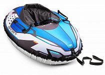 Надувные санки-тюбинг с сиденьем и ремнями Small Rider Asteroid Sport (синий), 1636857