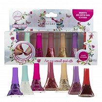 Набор лаков для ногтей – Конфетти, 7 цветов, Lukky, Т18937