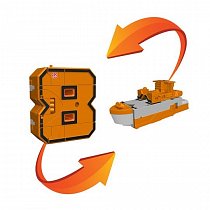 Трансбот Боевой расчет Ракетный катер Октобот Цифра 8 1Toy