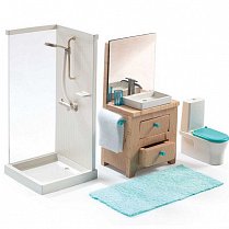 Мебель для кукольного дома Ванна, 07824 Djeco