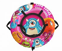 Тюбинг Small Rider Snow Tubes 4 ("Space Race 100х100 см"), розовый, 1643392