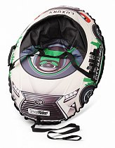 Надувные санки-тюбинг с сиденьем и ремнями Small Rider Snow Cars 3 (LX-зеленый), 1425146