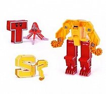 Губка-бот Lingvo Zoo, робот трансформер, трансбот Зообот, английские буквы S T, 1Toy