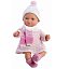 Кукла Arias Elegance - Andrea Rosa в вязаной шапочке с шарфиком (звук) 28 см, Т59780