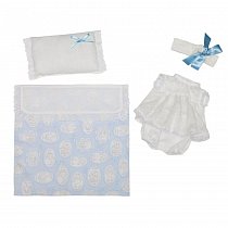 Комплект одежды и спальных принадлежностей "ASI" для куклы 42 см (0000006)