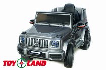 Электромобиль Mercedes-Benz G63 AMG серебристого цвета, ToyLand, BBH-0003