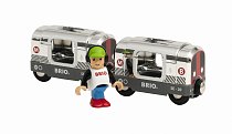 BRIO Поезд метро Металлик из 2-х вагонов Special Edition 33838
